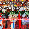 Le retour affectif sérieux par magie blanche est une harmonisation des relations, similaire au processus qu’on appelle «faire tomber amoureux rapidement». Les rituels de magie blanche sont utilisés quand il faut donner un coup de pouce afin que les relations puissent évoluer progressivement et positivement. Tel/Whatsapp : +229 60 67 22 01